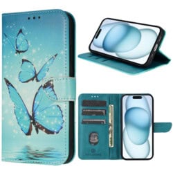 Solidenz bookcase iPhone 15 - Vlinders