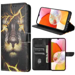 Solidenz bookcase Samsung Galaxy A15 - Leeuw