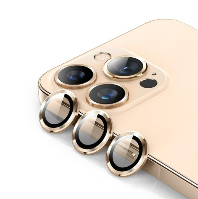 variatie Solidenz Cameralens only protector iPhone 14 Pro / 14 Pro Max – Goud