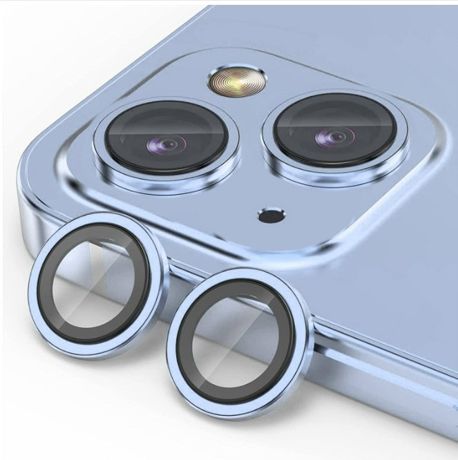 Solidenz Cameralens only protector iPhone 15 / 15 Plus - Blauw Main Image