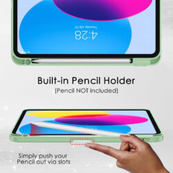 Solidenz Hybrid Hoes iPad 11 en iPad 10 – 2025 / 2022 10.9 inch – Lichtgroen - 7