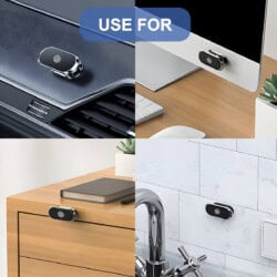 Solidenz Magnetische Houder voor Telefoons in de Auto of elders – Universeel – Zwart - 4