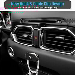 Solidenz Magnetische Houder voor Telefoons in de Auto of elders – Universeel – Zwart - 10