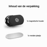 Solidenz Magnetische Houder voor Telefoons in de Auto of elders – Universeel – Zwart - 4