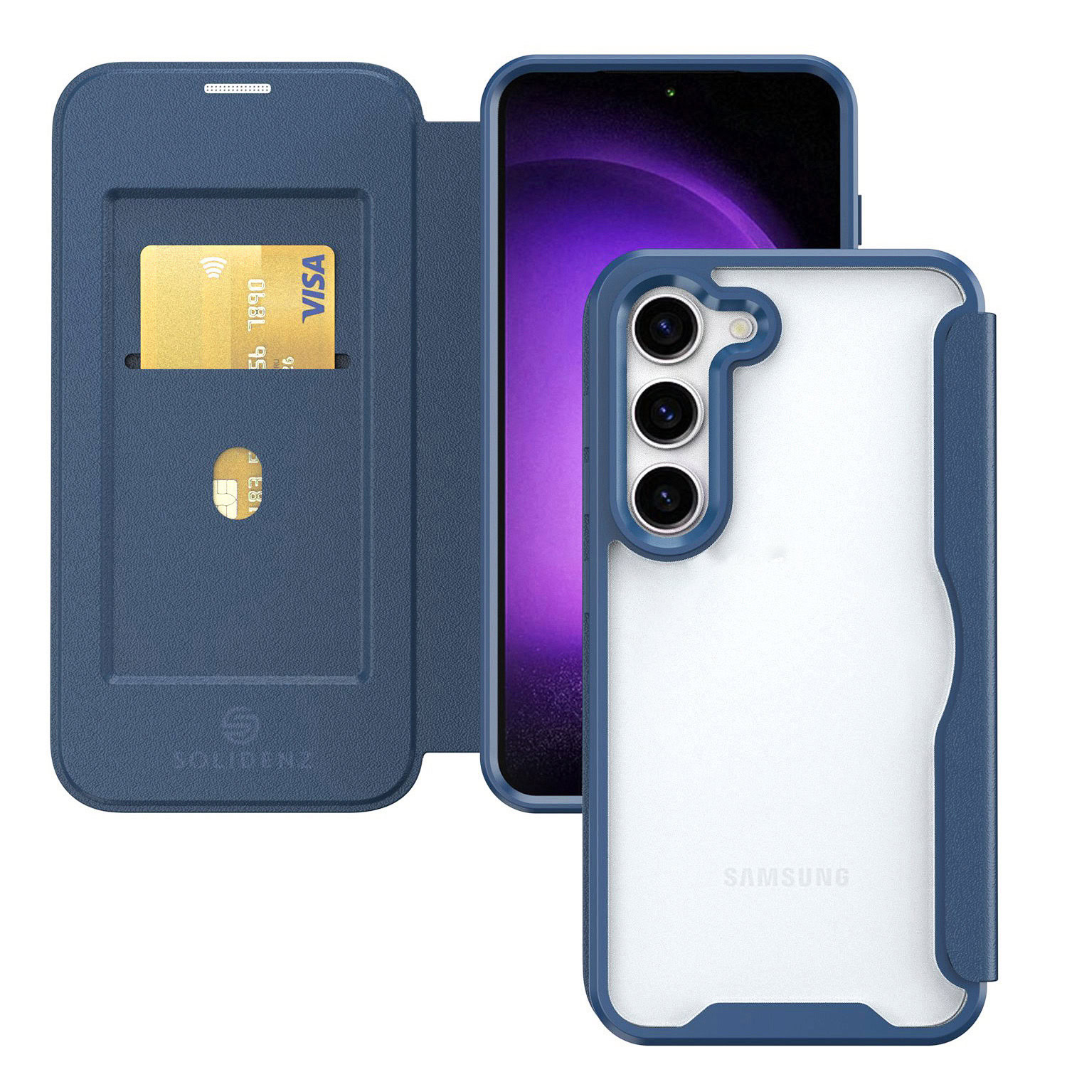 Solidenz Slim Cover Samsung Galaxy A35 - Blauw