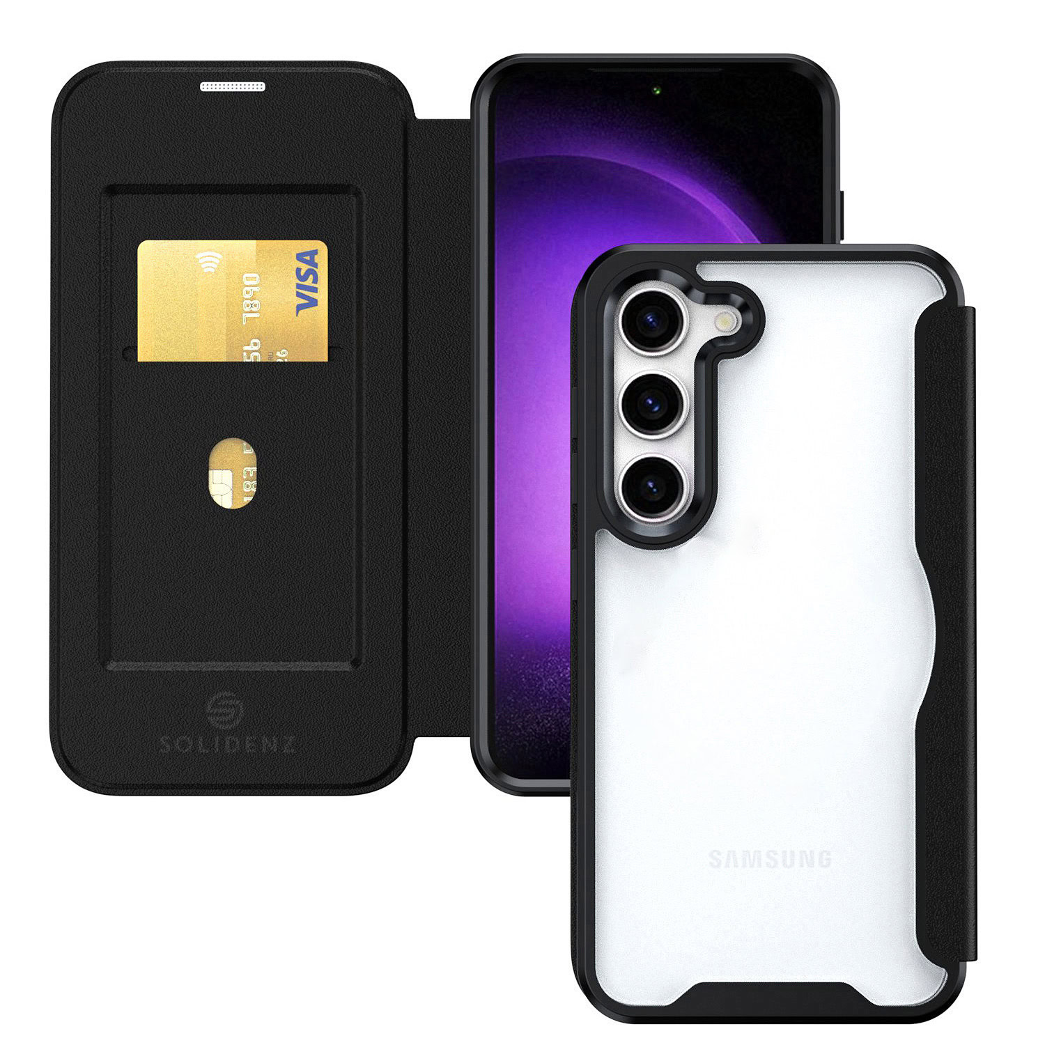 Solidenz Slim Cover Samsung Galaxy A15 - Zwart