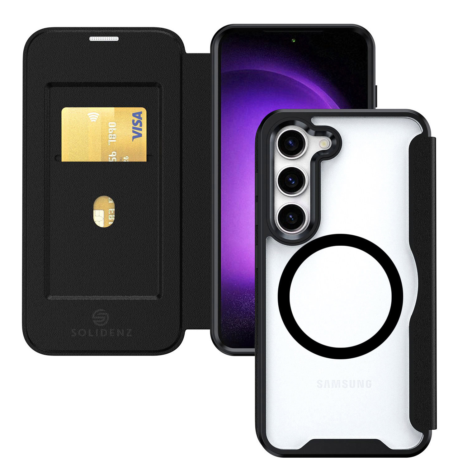 Solidenz Slim Cover Samsung Galaxy S24 - Zwart