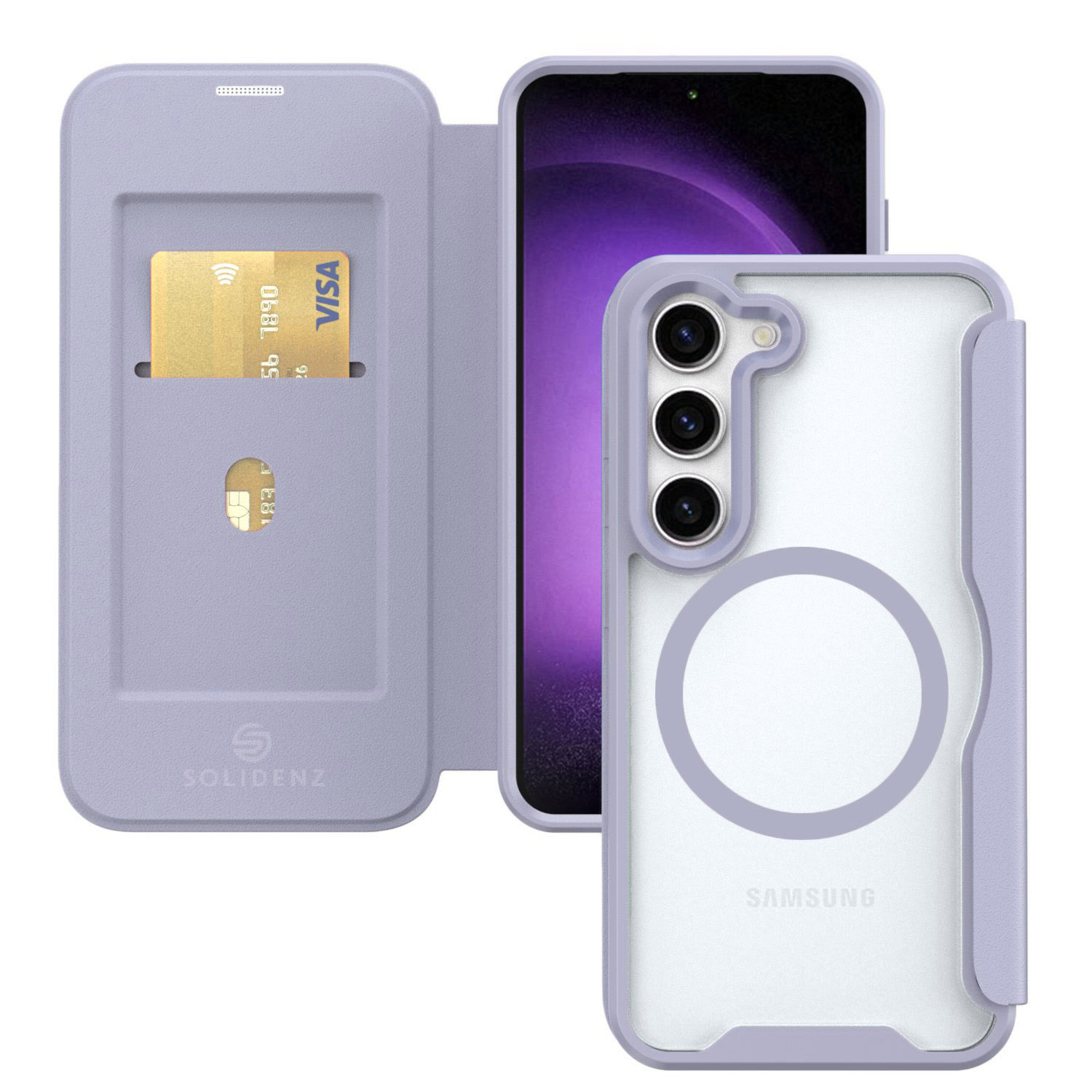 Solidenz Slim Cover Samsung Galaxy S23 Plus - Violet
