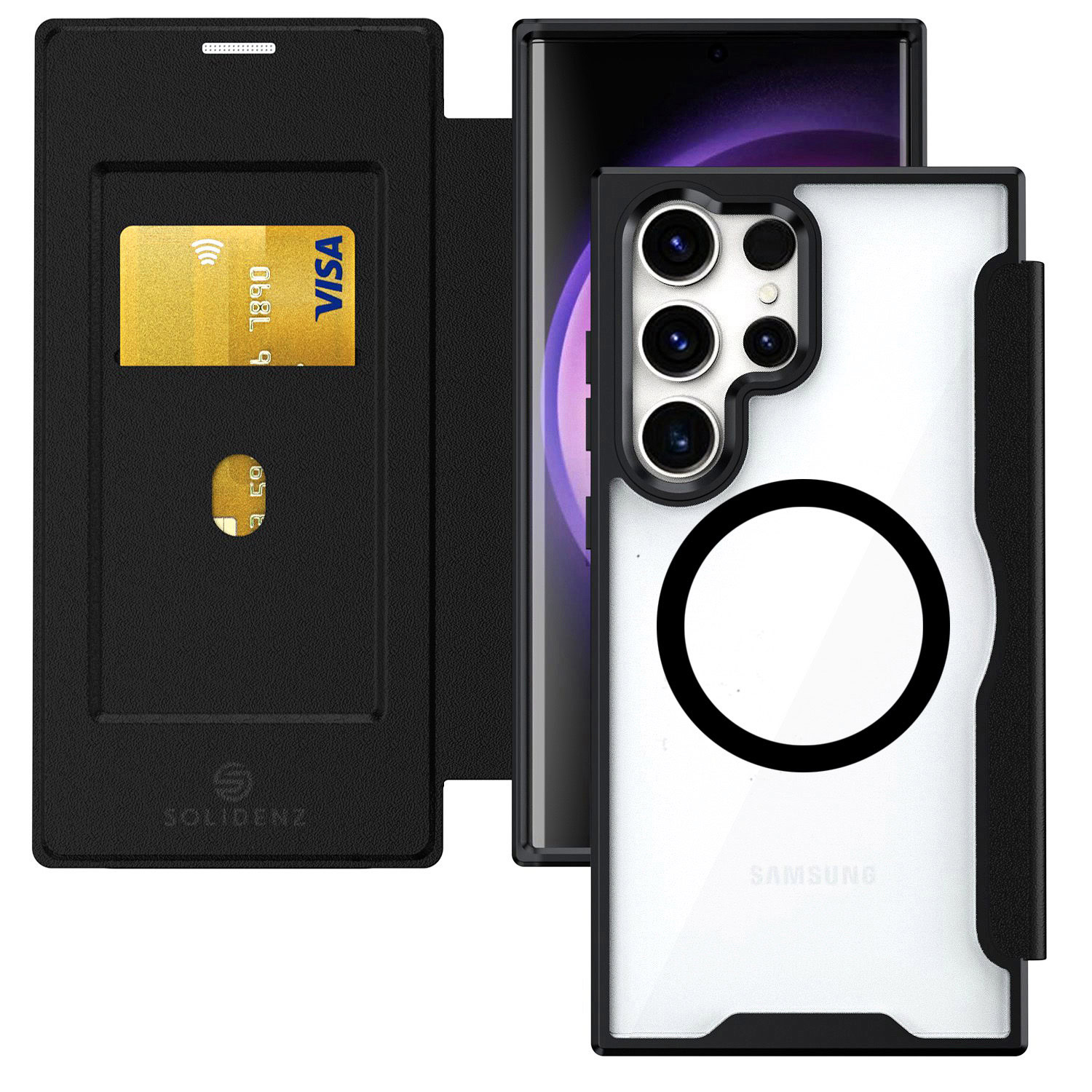 Solidenz Slim Cover Samsung Galaxy S24 Ultra - Zwart