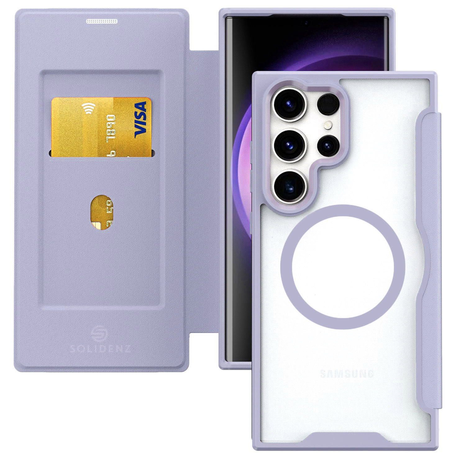 Solidenz Slim Cover Samsung Galaxy S23 Ultra - Violet