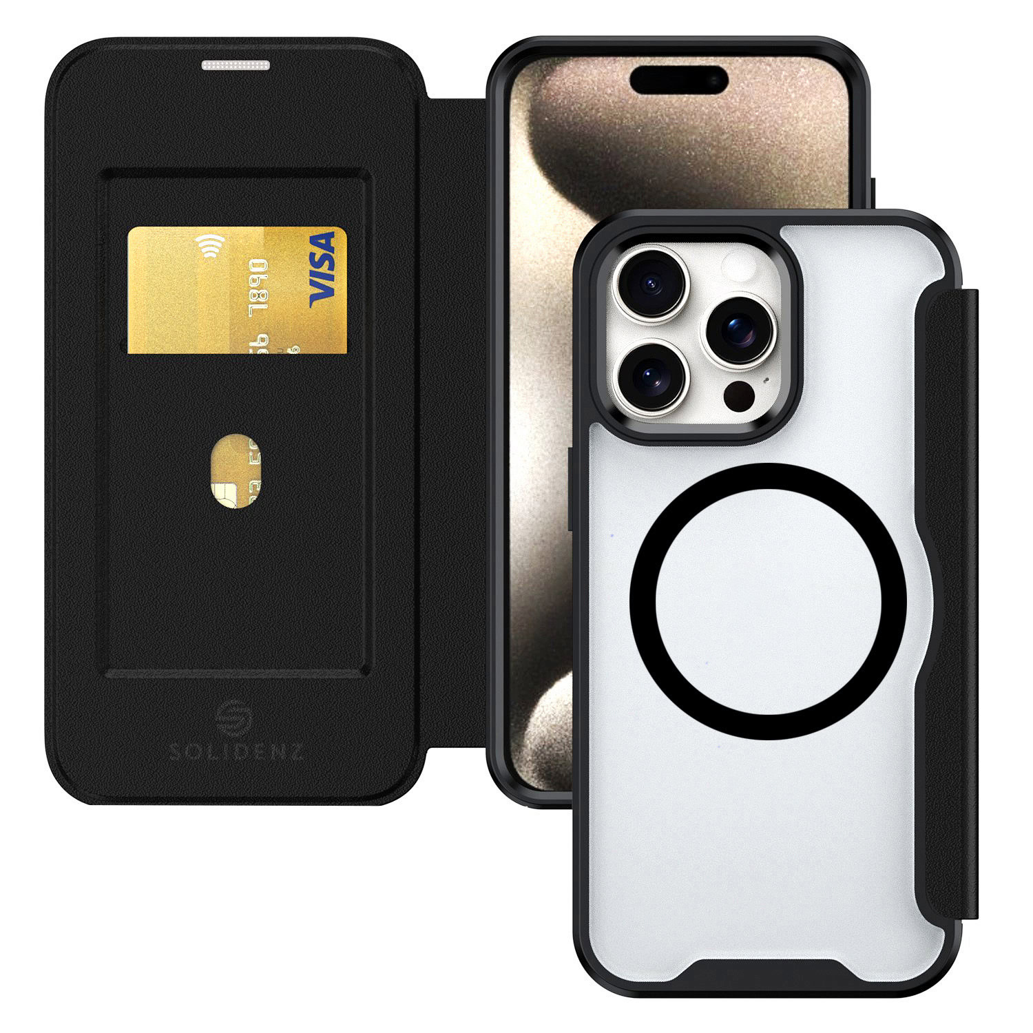 Solidenz Slim Cover iPhone 14 Pro - Zwart
