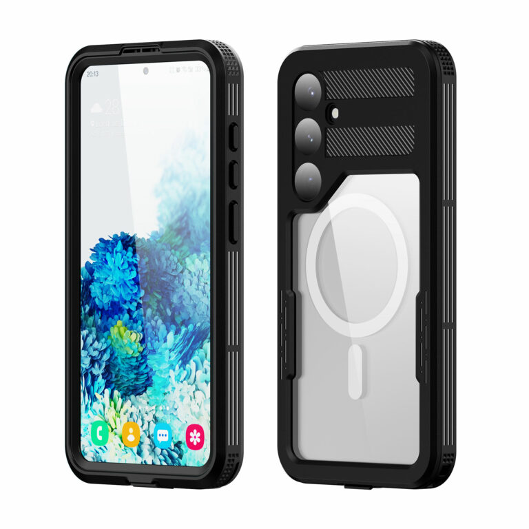 Turtle Shift Volledig waterdicht en stofdicht hoesje Samsung Galaxy S24 - Magnetische ring