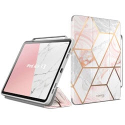 Cosmo Hoes met screen protector iPad Air 6 (M3 en M2) - 13 inch (2025 / 2024) - Marmer