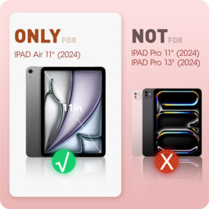 Cosmo Hoes met screen protector iPad Air 6 (M3 en M2) / Air 5 / Air 4 - 11 inch en 10.9 inch - Marmer - 10