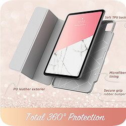 Cosmo Hoes met screen protector iPad Pro 13” 2024 – 13 inch 2024 – Marmer - 1
