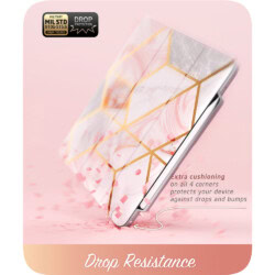 Cosmo Hoes met screen protector iPad Pro 13” 2024 – 13 inch 2024 – Marmer - 3