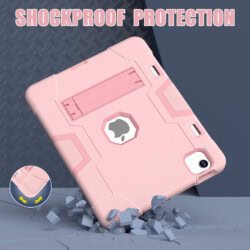 Fonu Shockproof Standcase hoes iPad Air 6 (M3 en M2) / Air 5 / Air 4 / Pro 11” – 10.9 inch en 11 inch – Roze - 4