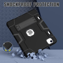 Shockproof Standcase hoes iPad Air 11 inch (M4 / M3 / M2) – iPad Air 10.9 inch (Air 5 / Air 4) – Zwart - 4