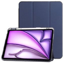 Shockproof Folio Case iPad Air 6 (M3 en M2) - (2025 / 2024) 13 inch - iPad Pro 12.9 inch 2022/2021 - Donkerblauw