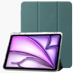 Shockproof Folio Case iPad Air 6 (M3 en M2) - (2025 / 2024) 13 inch - iPad Pro 12.9 inch 2022/2021 - Groen