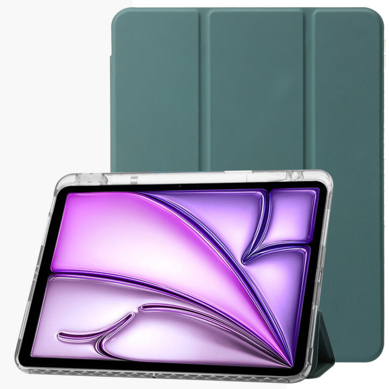 Shockproof Folio Case iPad Air 13 inch (M4 / M3 / M2) - iPad Pro 12.9 inch 2022/2021 - Groen