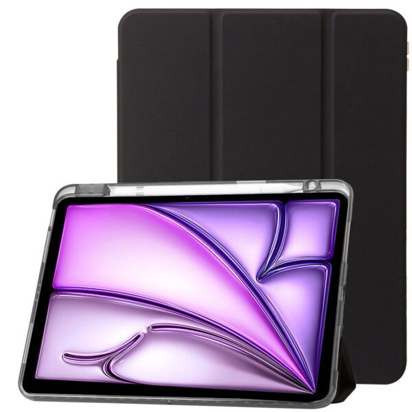Shockproof Folio Case iPad Air 6 (M3 en M2) - (2025 / 2024) 13 inch - iPad Pro 12.9 inch 2022/2021 - Zwart