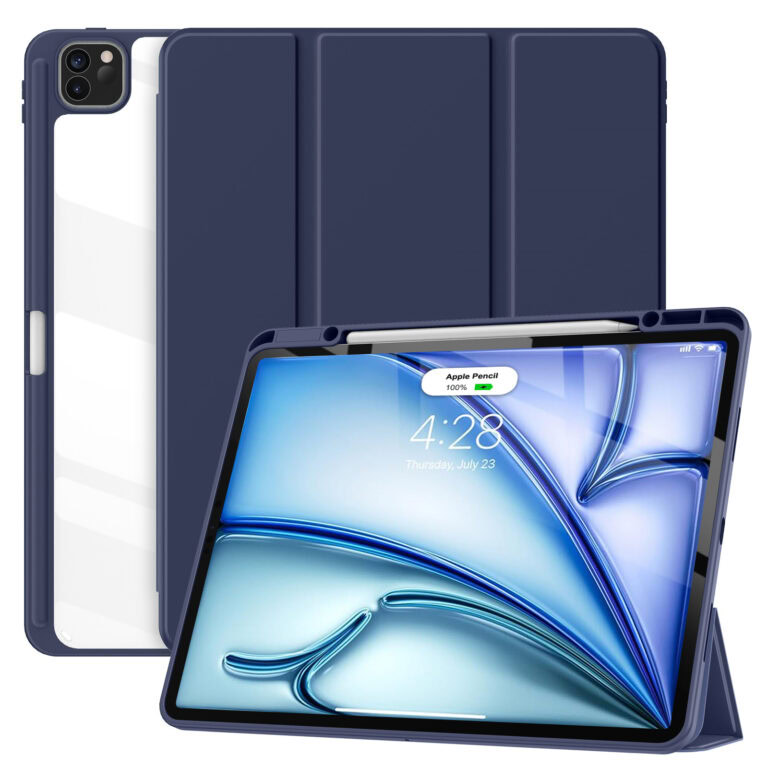 Solidenz Hybrid Hoes iPad Air 13 inch (M4 / M3 / M2) - Donkerblauw