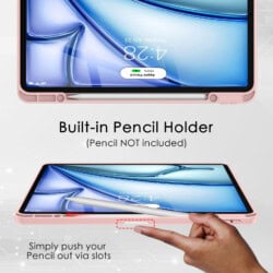 Solidenz Hybrid Hoes iPad Air 6 (M3 en M2) – 13 inch (2025 / 2024) – Roze - 6