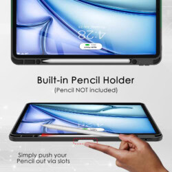 Solidenz Hybrid Hoes iPad Air 6 (M3 en M2) – 13 inch (2025 / 2024) – Zwart - 6