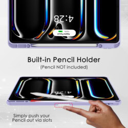 Solidenz Hybrid Hoes iPad Pro 2024 – 13 inch – Lavendel - 6