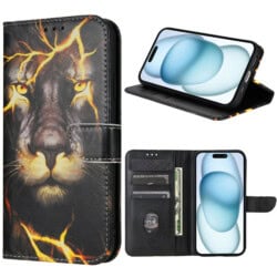 Solidenz bookcase iPhone 16 - Leeuw