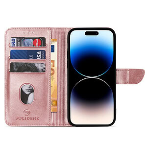 Solidenz bookcase iPhone 16 – Roségoud - 3