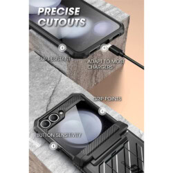 Supcase UB Pro Samsung Galaxy Z Flip 6 Hoesje – Zwart - 5