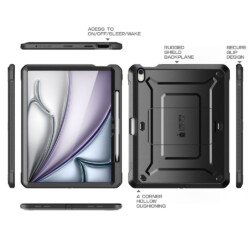 Supcase hoes met screenprotector iPad Air 13 inch (M4 / M3 / M2) – Zwart - 7