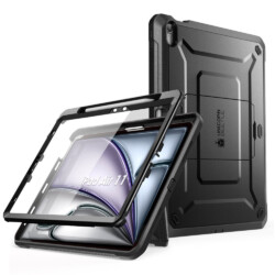 Supcase hoes met screenprotector iPad Air 6 (M3 en M2) / Air 5 / Air 4 – 11 inch en 10.9 inch – Zwart - 1
