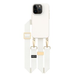 Solidenz Collection iPhone 16 Pro Max hoesje met afneembare koord – Beige Main Image