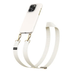 Solidenz Collection iPhone 16 Pro Max hoesje met afneembare koord – Beige - 1