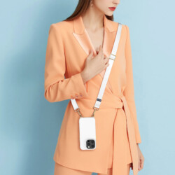 Solidenz Collection iPhone 16 Pro Max hoesje met afneembare koord – Beige - 4