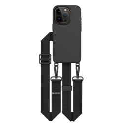 Solidenz Collection iPhone 16 Pro Max hoesje met afneembare koord - Zwart