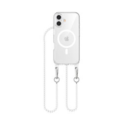 Solidenz Collection iPhone 16 hoesje met afneembare koord - White pearls - afbeelding 2