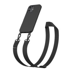 Solidenz Collection iPhone 16 Plus hoesje met afneembare koord – Zwart - 1