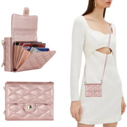 Solidenz Fashion Portemonnee hoesje met koord Samsung Galaxy Z Flip 6 – Roségoud - 7