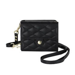 Solidenz Fashion Portemonnee hoesje met koord Samsung Galaxy Z Flip 6 – Zwart - 3