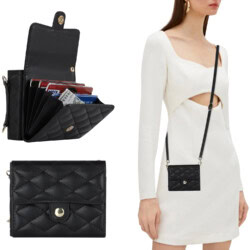 Solidenz Fashion Portemonnee hoesje met koord Samsung Galaxy Z Flip 6 – Zwart - 7