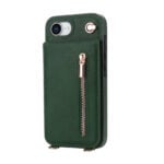 Solidenz Fashion Portemonnee hoesje met koord iPhone 16e – Groen - 2