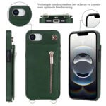 Solidenz Fashion Portemonnee hoesje met koord iPhone 16e – Groen - 3