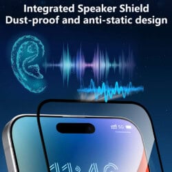 Solidenz Perfect Fit Full Cover Screen Protector iPhone 16 / iPhone 15 - 6