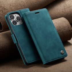 Solidenz Urban Book iPhone 16 Pro hoesje – Blauw - 9