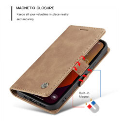 Solidenz Urban Book iPhone 16 hoesje – Bruin - 6