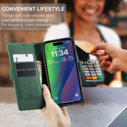 Solidenz Urban Book iPhone 16 Plus hoesje – Groen - 7